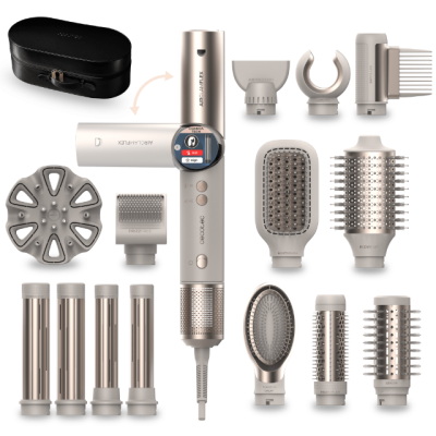 Airglam 14In1 Flex Saç Şekillendirme Seti | Fön, Düzleştirme Ve Sıcak Hava Fırçası