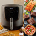 Cecofry Rain 5,5 L Airfryer Otomatik Yağ Dağıtıcı Fritöz Hızlı Sağlıklı Yağsız Pişirme