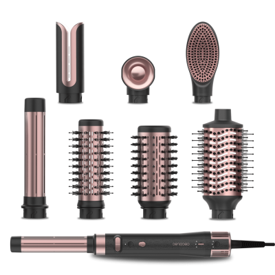 Ceramiccare 8In1 Saç Şekillendirme Seti | Çok Başlıklı Fön Seti