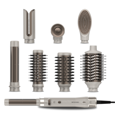 Ceramiccare 8In1 Saç Şekillendirme Seti | Çok Başlıklı Fön Seti