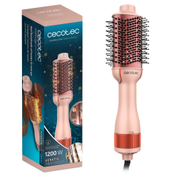 Ceramiccare Single Peach Saç Kurutma Fırçası | Şekillendirici, Sıcak Hava