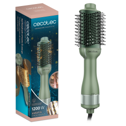 Ceramiccare Unique Olive Saç Kurutma Fırçası | Şekillendirici Sıcak Hava Fırçası, Fön