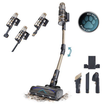 Conga Rockstar RS90 Pet Flex Kablosuz Dikey Süpürge Şarjlı Süpürge