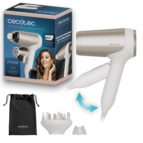 Ionicare Power Go Heaven Champagne Saç Kurutma Makinesi Fön | İyonik Profesyonel