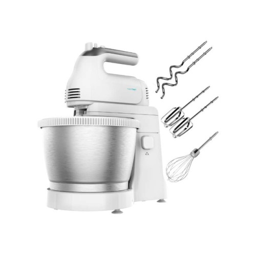 Powertwist 500 Steel Stand Mikser 500 W Çelik Hazneli Güçlü Hamur Yoğurma Ve Çırpma