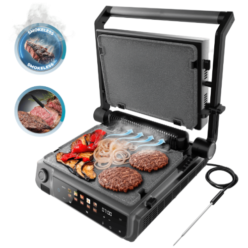 Rock'Ngrill 2000 Smash Perfectcook Izgara Ve Tost Makinesi - Yüksek Güç, Çift Taraflı Pişirme