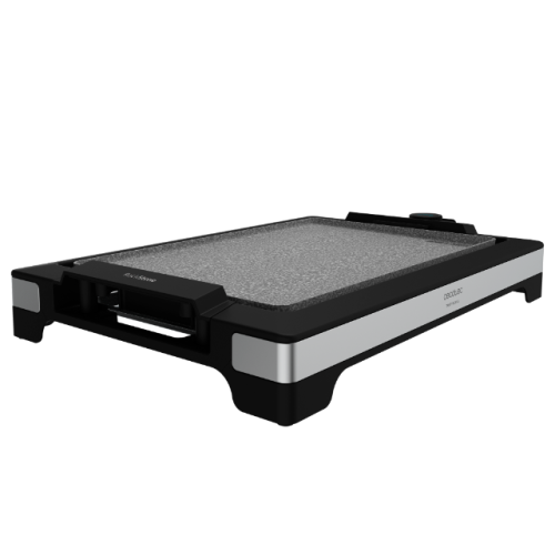 Tasty & Grill 2000 Plancha Paslanmaz Çelik Elektrikli 2000 W, Plaka Taş Taşı Yapışmaz.
