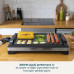 Tasty & Grill 2000 Plancha Paslanmaz Çelik Elektrikli 2000 W, Plaka Taş Taşı Yapışmaz.