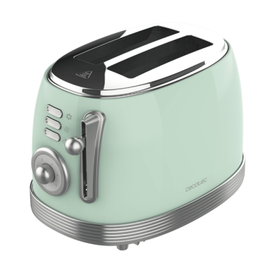 Toast Taste 800 Vintage Light Green Retro Ekmek Kızartma Makinesi