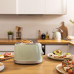 Toast Taste 800 Vintage Light Green Retro Ekmek Kızartma Makinesi Toast Taste 800 Vintage Light Green Retro Ekmek Kızartma Makinesi