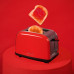 Toastin Time 850 Red Lite Ekmek Kızartma Makinesi Hızlı Çift Dilim Tost Makinesi