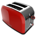 Toastin Time 850 Red Lite Ekmek Kızartma Makinesi Hızlı Çift Dilim Tost Makinesi
