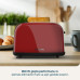 Toastin Time 850 Red Lite Ekmek Kızartma Makinesi Hızlı Çift Dilim Tost Makinesi