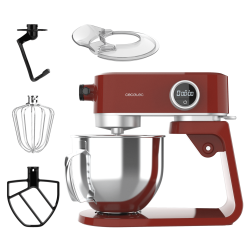 Twist Fusion 4000 Luxury Red Stand Mikser 4000 Serisi Güçlü Hamur Yoğurma Çırpma Kitchen Mikser