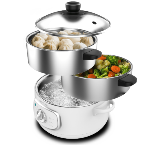 Vapovita Steelpot White Buharlı Pişirici Sağlıklı Yemek Pişirme Çok Katlı Sistem Vapovita Steelpot White Buharlı Pişirici Sağlıklı Yemek Pişirme Çok Katlı Sistem